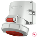 Mennekes 9382 Wall Mounted 5X32A Red/White IP67 400V