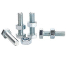 Baut N/B biasa M4x25 mm + Mur Silver N/A