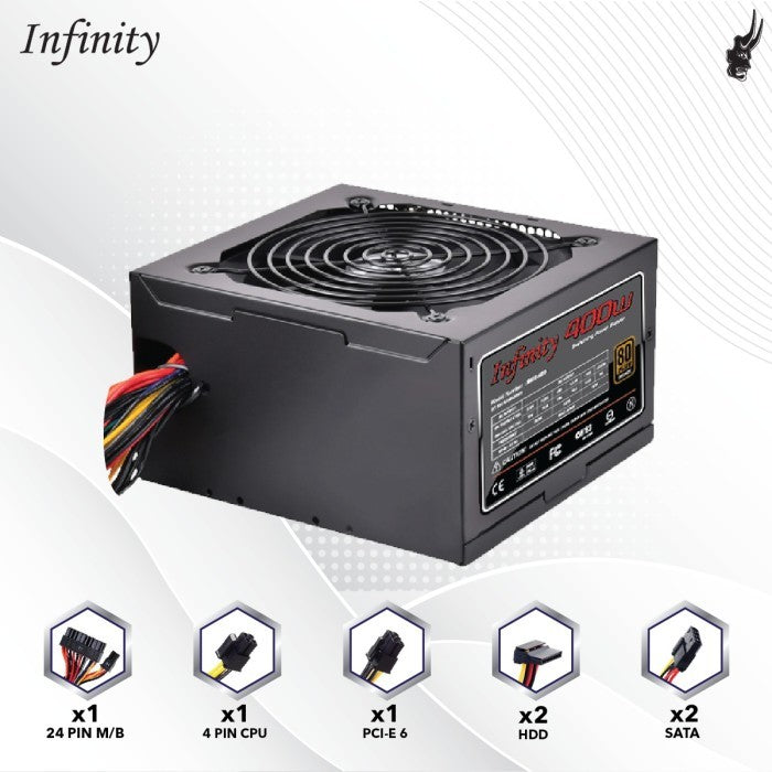 Power Supply Invinity PS-400W ,400W