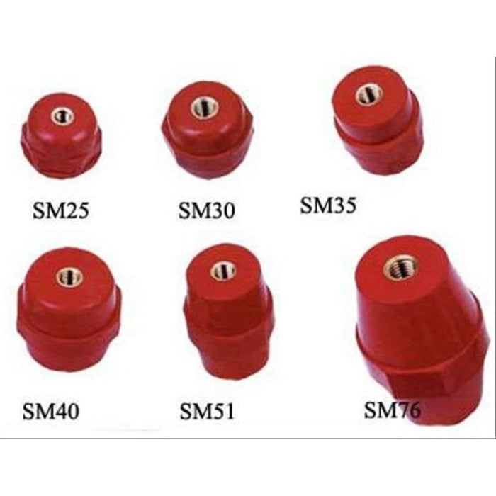 Isolator 30x30 mm Red SM 30 8/6