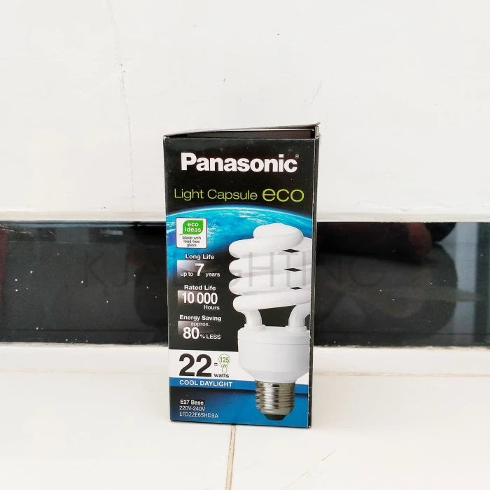 Lampu Hemat Energi Panasonic EFD22E27HD3A ECO 22W Spiral Cool Day Light
