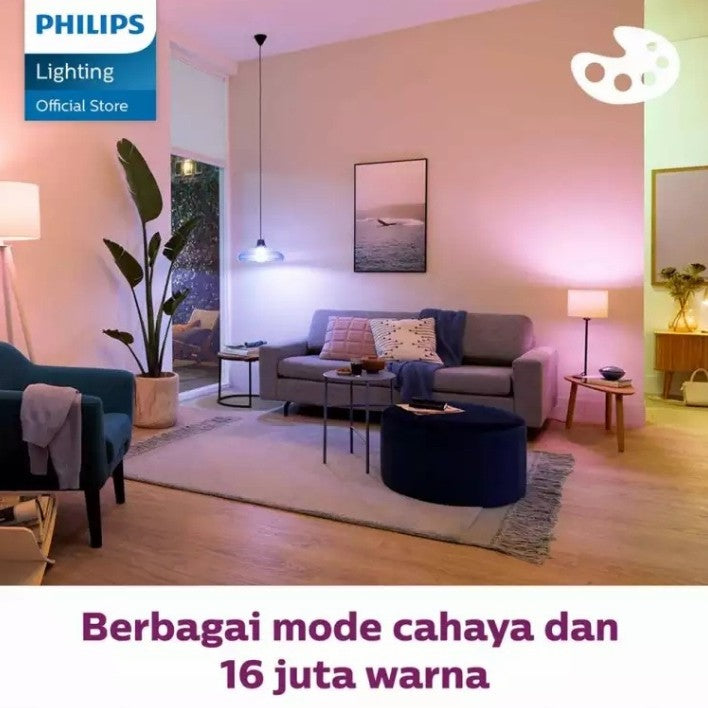 WiFi LED Bulb Color Philips E-27 9W 16juta warna ECER