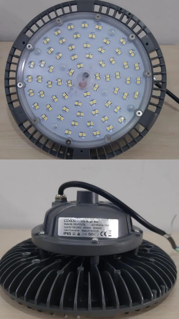 Lampu HighBay Luxen LED 100w UFO Highbay IP 65