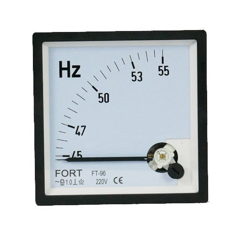 Frequency Meter FT-72Hz 45-55HZ/220V Pointer/Jarum 72X72