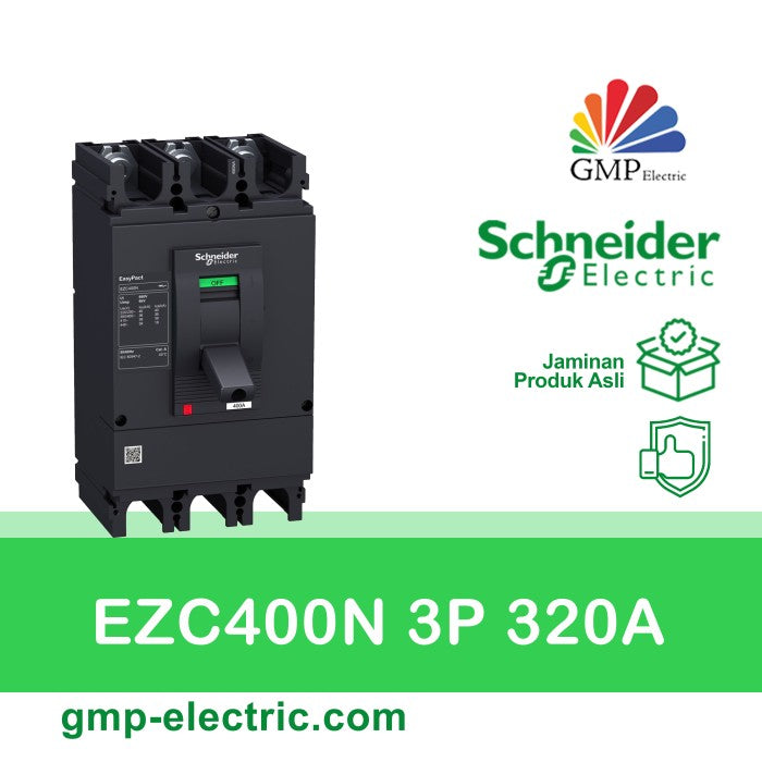 Breaker Schneider EZC400N 3P 320A 36kA EZC400N3320N