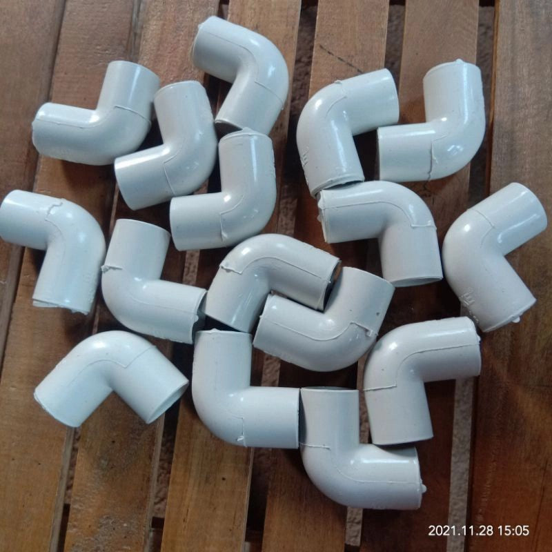 Elbow Pipa PVC 20mm BOSS B244/20WE White