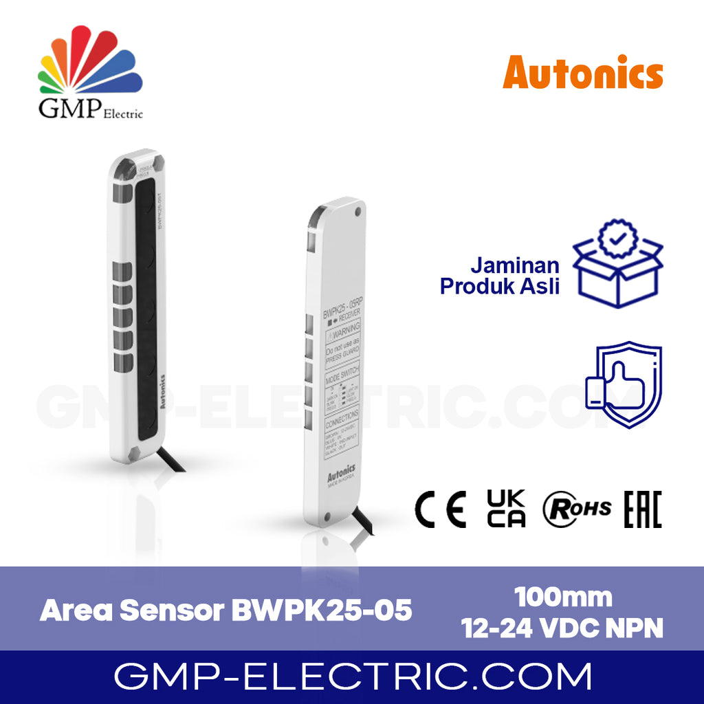 Autonic Sensor Camera Area Sensor Autonics BWPK25-05,12-24 VDC axis 100mm NPN