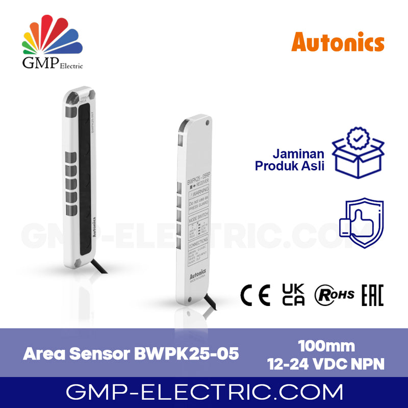 Area Sensor Autonics BWPK25-05,12-24 VDC axis 100mm NPN