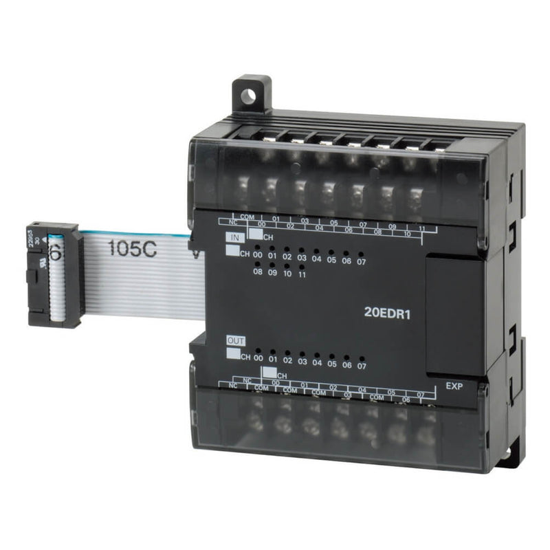 PLC Expansion Omron CP1W-20EDR1 20 I/O (12 In+8 Out) Black Relay Output