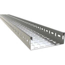 Cover Horisontal Elbow Ladder Electro Galvanized Type W 400 mm silver dop/dull grey