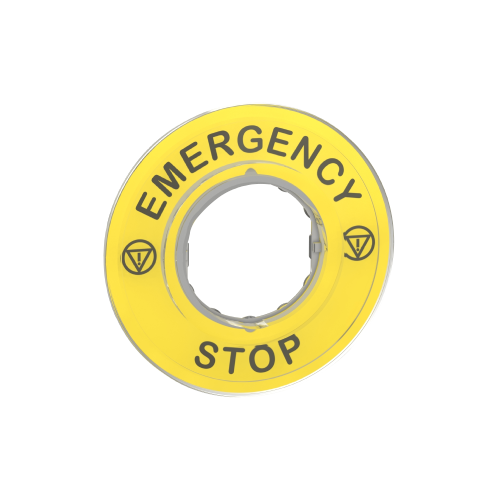 Marked Emergency Stop Schneider ZBY9320