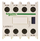 Auxiliary Contact BlockSchneider LADN31 F/LC1D white 3NO+1NC