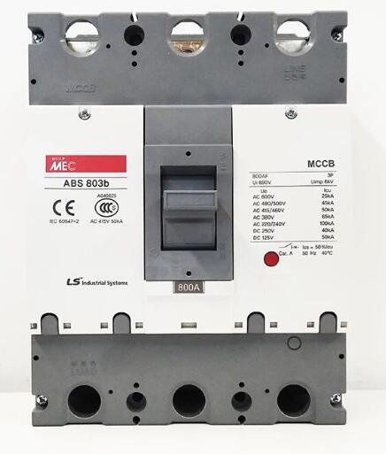Breaker LG ABS 803b, 50kA 3P White 800A