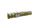 Busbar Support Jepit EL-410 3P+N, Busbar Size 10/5 mm Yellow