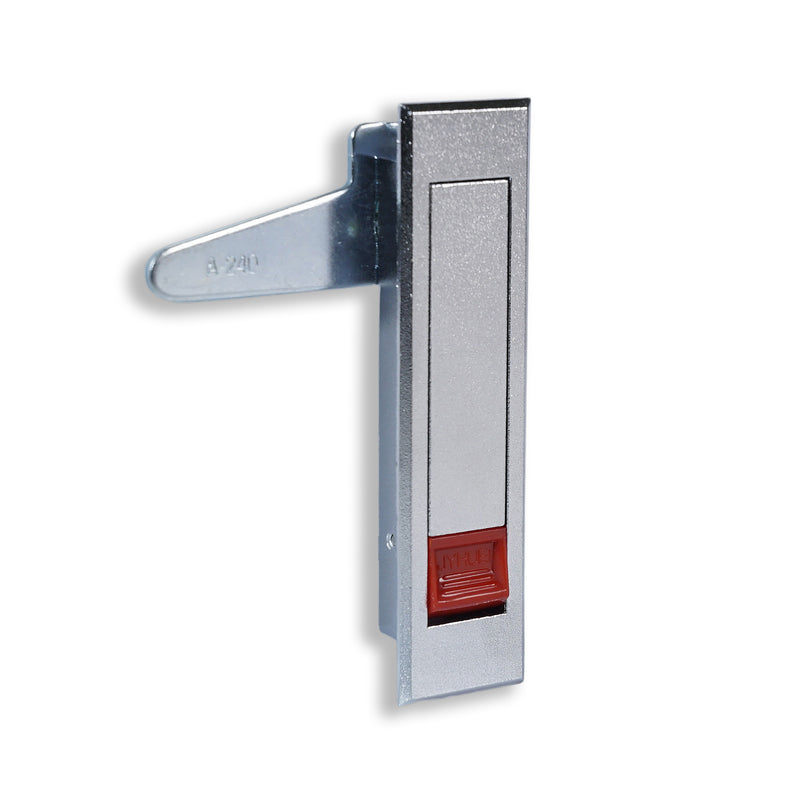 Kunci Panel Push Jy Huei JHA-240-2 (23.5x102mm) tanpa kunci Silver