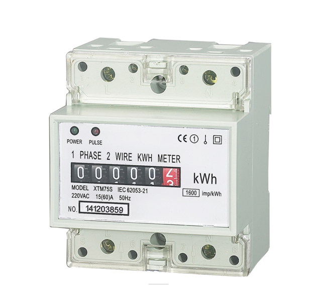 KWH Meter Analog XTM75S 1Phase 2W 220V, Direct connection 5(30)A/10(60)A/20(100)A Class 1