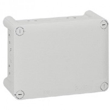 Junction Box Legrand (92064) Plexo 220(H)x170(W)x86(D) Grey Pre-cut ISO Cable Entry IP55-IK08