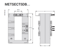 Current Transformer Schneider METSECT5DB250 2500/5A, Class 0.5, Max Busbar 38x127mm