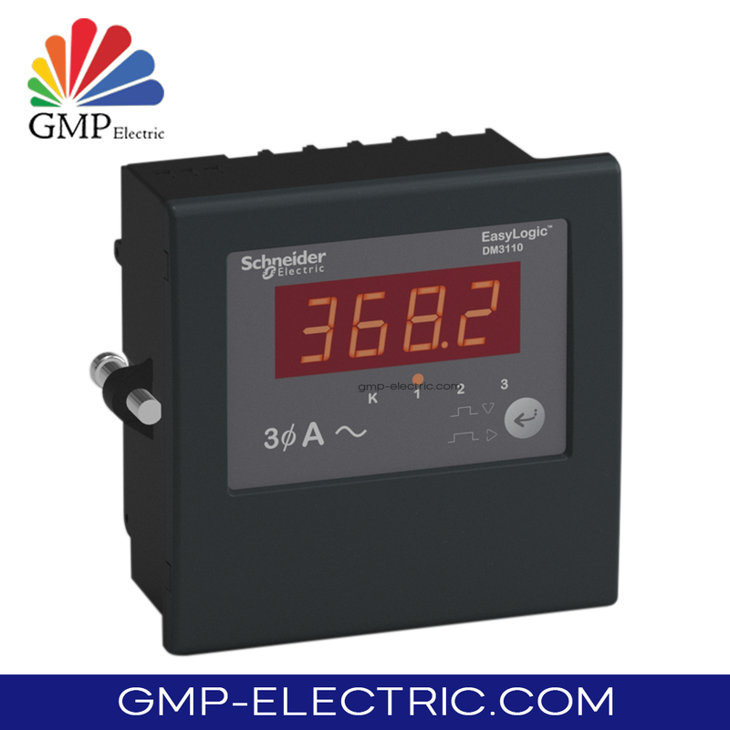 Ampere meter Digital Schneider METSEDM3110 96x96mm 4Digit, 3 Phase, Class 0.5