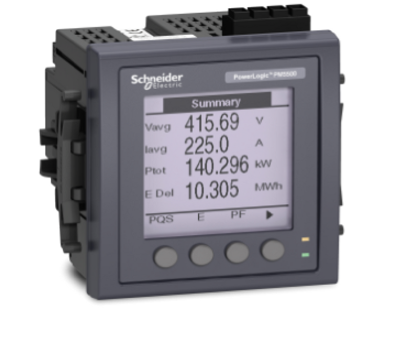 Power Meter Schneider METSEPM5560, Integrated Display, Acc.0.2s, Multi Tariff, Ethernet Port W96xH96mm