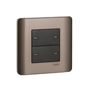 Switch Lampu Schneider Zencelo 4 Gang 1 Way White 16A E8434_1_WE_G4