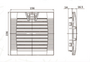 Fan Filter Saiko PFD9803 for 120x120mm