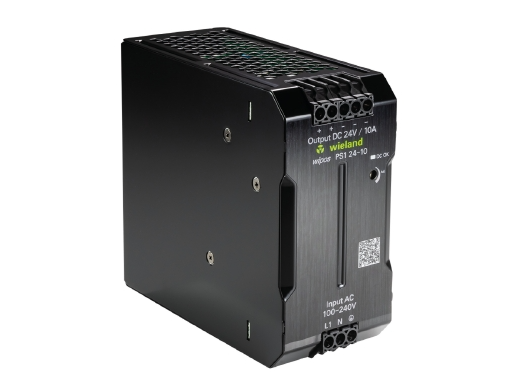 Power Supply Wieland WIPOS PS1 24-10 Input 85-264V/90-350VDC Output 24VDC 10A (810.6540.0)
