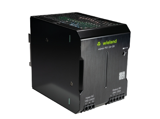 Power Supply Wieland WIPOS PS1 24-20 Input 85-264V/90-350VDC Output 24VDC 20A (810.6550.0)