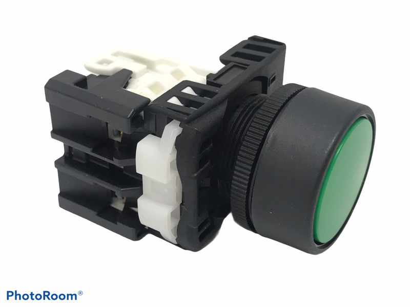 Push Button Switch Fuji AY22FOR-10G Round, Momentary 22 mm Green 1 NO
