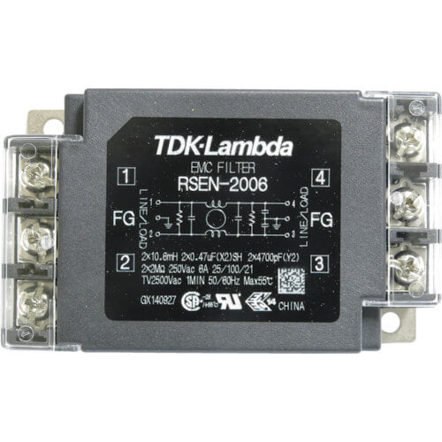 Noise Filter TDK Lambda RSEN-2006 6A