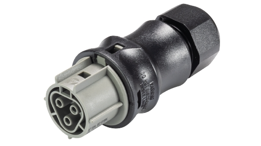 RST Classic 25i3 Connector Female Wieland 3P 32A 250/400V Gray (96.031.4154.3) 3x6mm