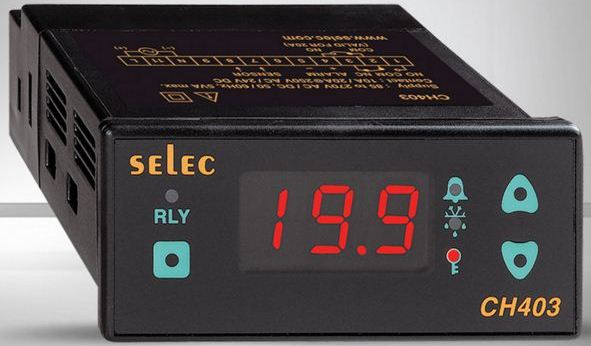 Temp.Control Digital 36x72mm Selec CH403-1 NTC Chiller Control
