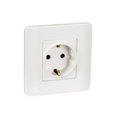 Stop Kontak Schuko Zencelo Schneider E84426_16S_WE_G3 1 gang tipe Schuko White