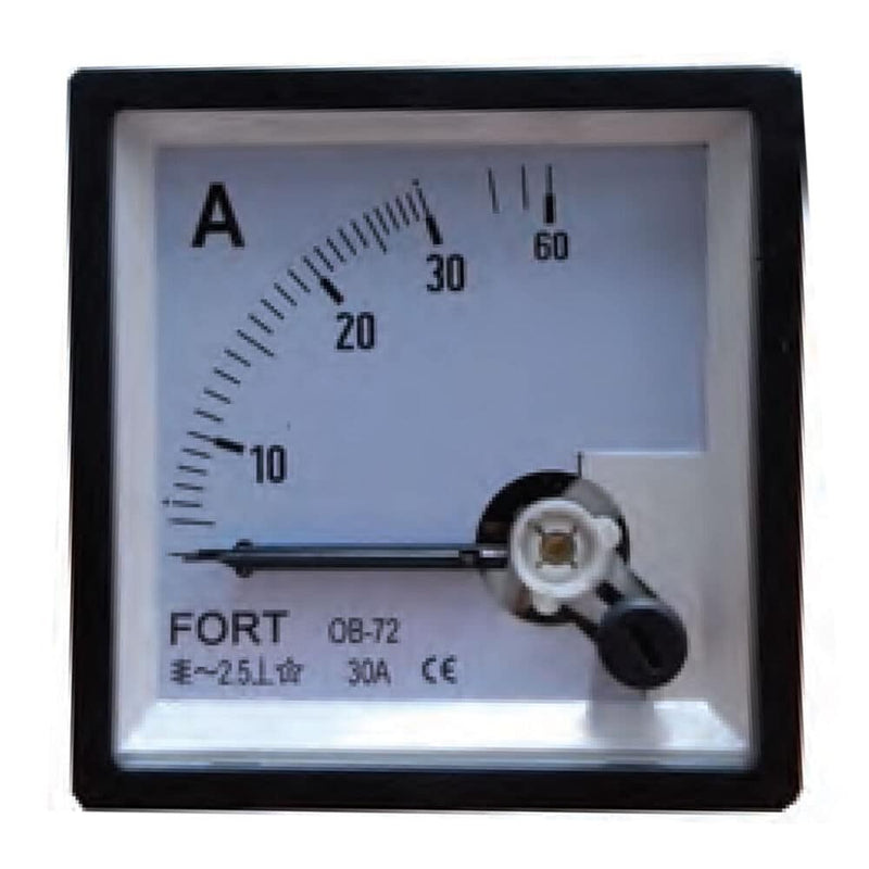 Ampere Meter Fort 72x72 mm 0-15A/30A FT-72ADT