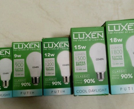 Lampu LED Bulb Luxen Classic 7W CDL 150-240V 100LM/W 6500K