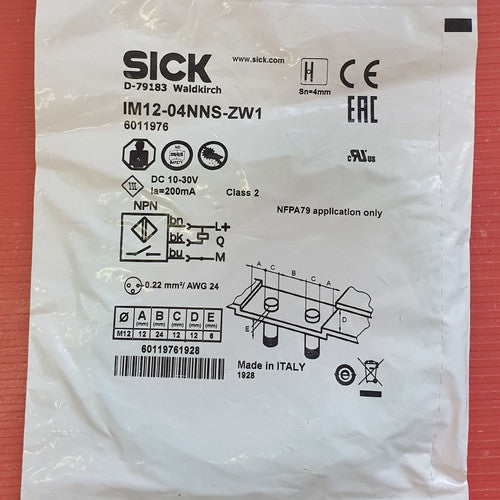 Proximity Switch Sick IM12-04NNS-ZC1 DC10-30V