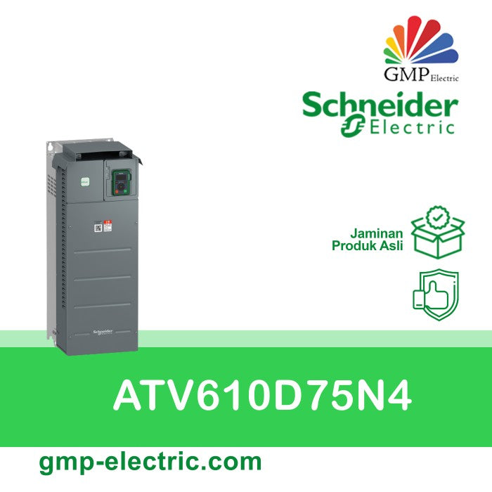 Inverter Schneider ATV610D75N4 3P 380-480VAC 75KW