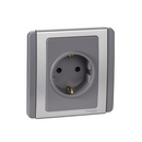 Stop Kontak Schneider Neo 16A E3426_16SS_GS_G3 Silver Grey