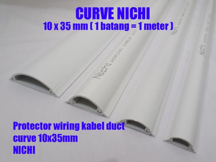 Floor Duct Albion Oval 35x10 White