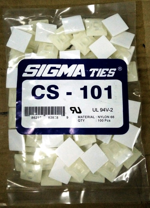 Tie Mount Sigma CS-101 19x19 @100 pcs
