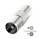 Jack Antena/TV Male Besi Silver Pendek