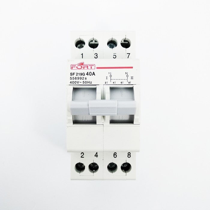 Change Over switch Din-Rail fort model mcb SF 219G - 63