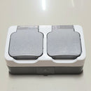 Stop Kontak Broco Atlantik Double (2G) 2P+E 16A OB IP55 (2252)