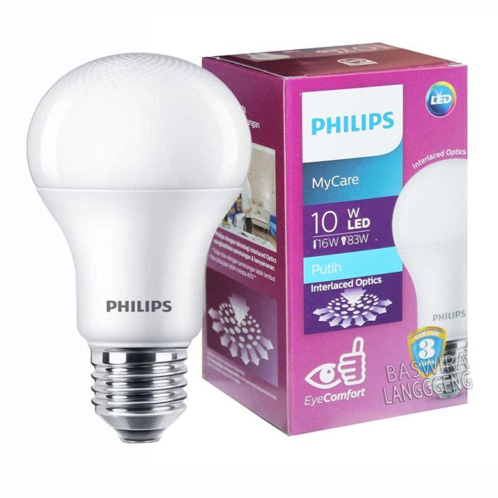 Lampu LEDBulb Philips E-27 10W/83W 6500K 230V White