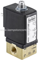 Solenoid Valve Burkert 00125333 W27ME Body brass,3/2 NA 24 VDC