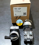 Selector Switch Hanyoung CRSL 253-A1 Round, 3 Posisi 25 mm Black 1NO+1NC