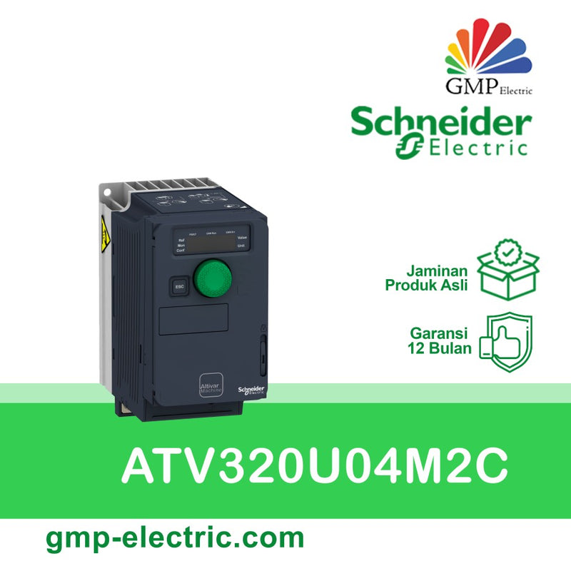 Inverter Schneider ATV320U04M2C 1P 200VAC 0.37KW