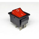 Saklar Lampu 4 kaki Kecil Red