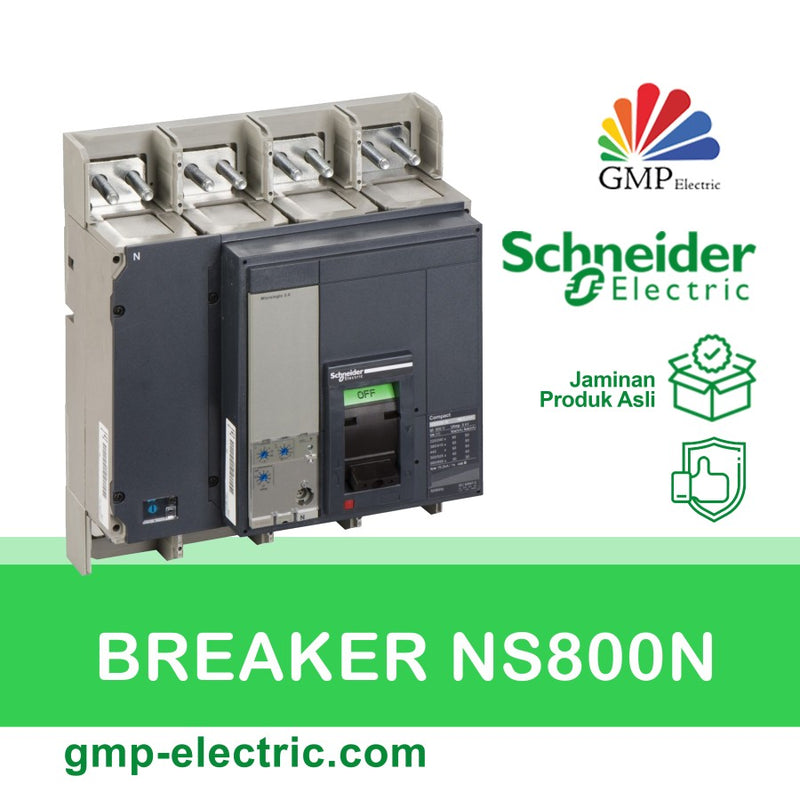 Breaker Schneider NS800N 4P 320-800A 50kA + Motor (33469E)