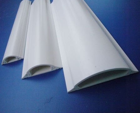 Floor Duct Albion Oval 50x15 White